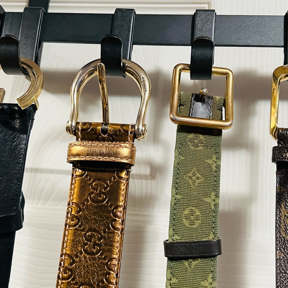 Gucci Leather Belt With G Buckle - Picture 9 of 9